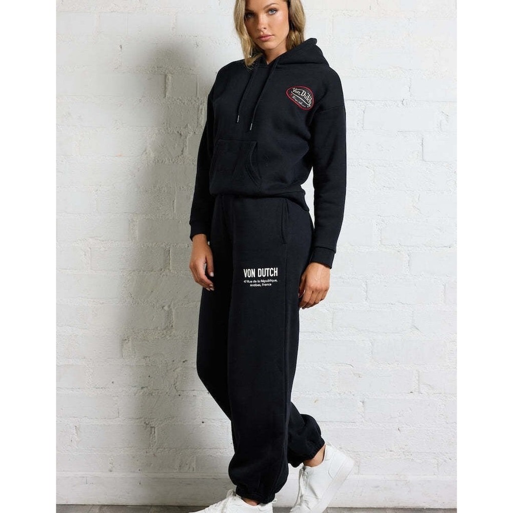 Von Dutch Vintage Havana Black Hoodie and Sweatpants Tracksuit Set‎ VD13756 S